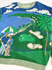 Tropical Golf Sweater