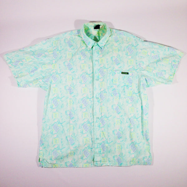 Gotcha Seafoam Button-Up Shirt