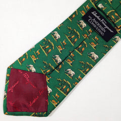 Ferragamo Africa-Print Tie