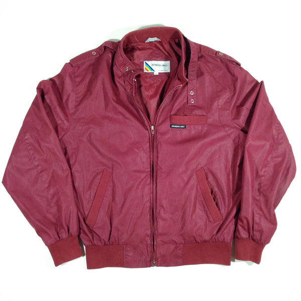 Members Only Bomber Jacket Burgundy