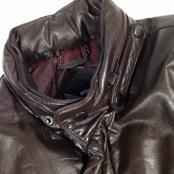Black Leather Bomber Jacket (Kids) – Maison-B-More Global Store