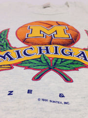 Michigan Basketball 1991 Laurel T-Shirt