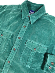GAP Forest Green Cord Button-Up