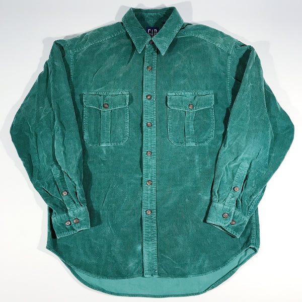 GAP Forest Green Cord Button-Up