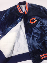 Chicago Bears Chalk Line Satin Jacket