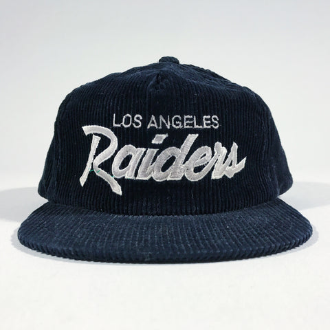 Los Angeles Raiders Cord Script Zipback