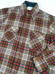 Kings Road 1970's Flannel Button-Up