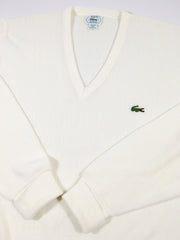 Lacoste Pullover Sweater Cream