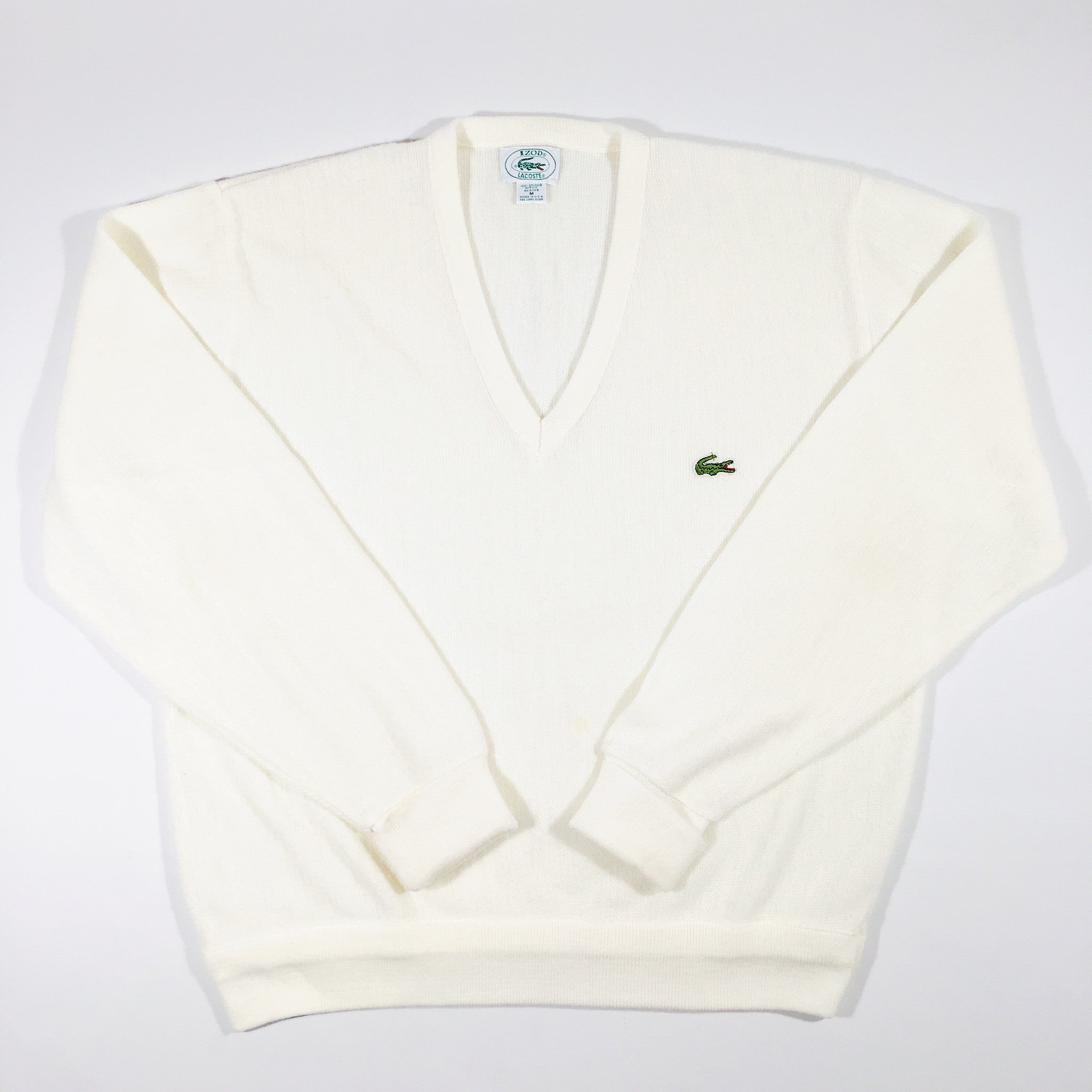 Lacoste Pullover Sweater Cream