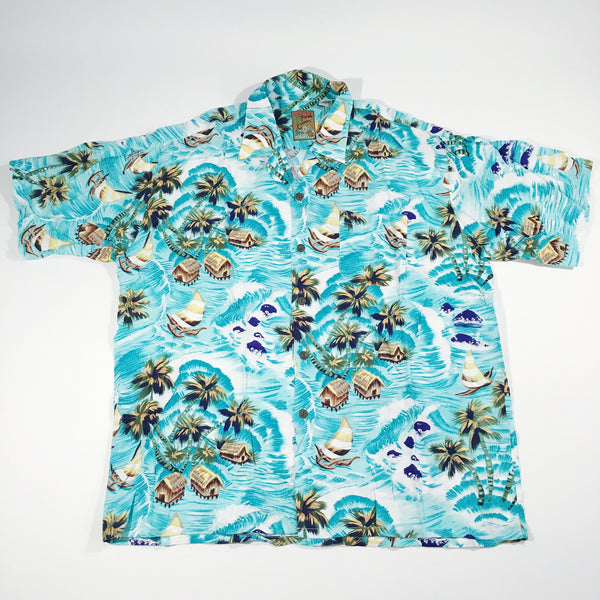 Pineapple Connection Waves Hawaiian Shirt