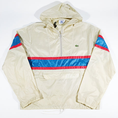 Lacoste Striped Pullover Windbreaker