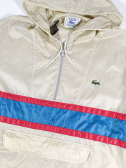 Lacoste Striped Pullover Windbreaker