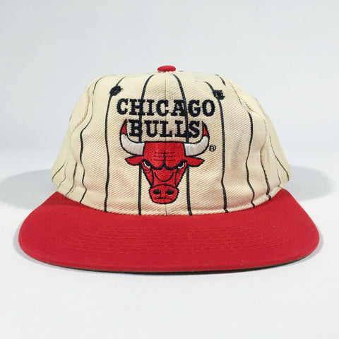 Bulls Pinstripe Denim Snapback