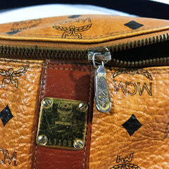 MCM Cognac Visetos Fanny Pack