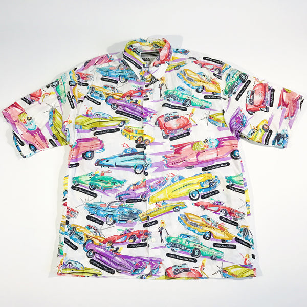 Paragraff 50's & 60's Cars Button-Up Shirt