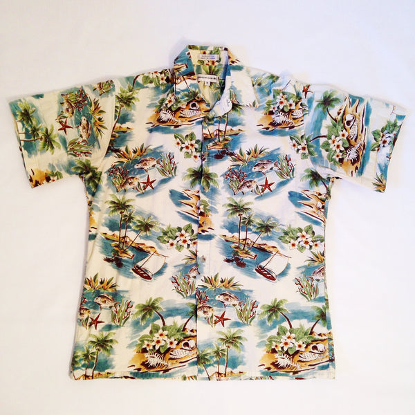 Pierre Cardin Beach Hawaiian Shirt