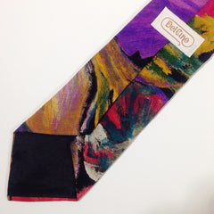 Del Cino Floral Paint Tie