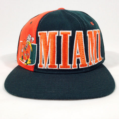 Miami Hurricanes Starter Tri-Power Strapback