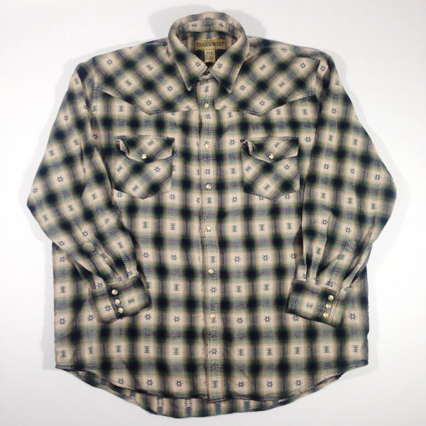 Trails West Flannel Button-Up
