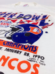 49ers Broncos Super Bowl XXIV 1989 T-Shirt