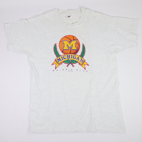 Michigan Basketball 1991 Laurel T-Shirt