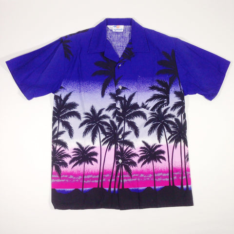 Windswept Indigo Hawaiian Shirt
